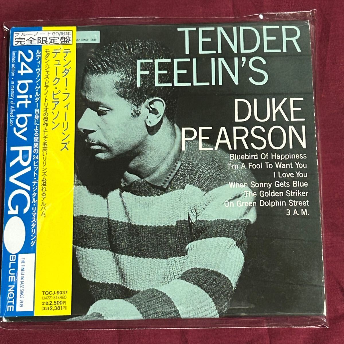 ブルーノート紙ジャケ★デューク・ピアソンDUKE PEARSON「テンダー・フィーリンズ」