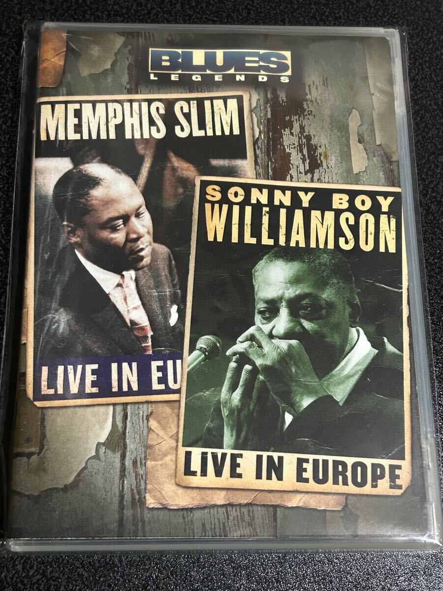 MEMPHIS SLIM/SONNY BOY WILLIAMSON LIVE IN EUROPEライブDVDボーナス映像付き