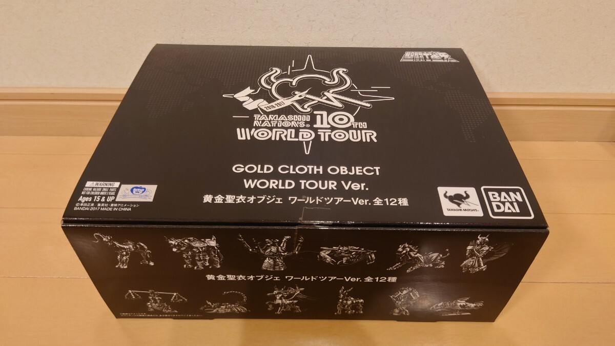 聖闘士聖衣神話 APPENDIX 黄金聖衣オブジェ 全12種セット WORLD TOUR Ver.　美品