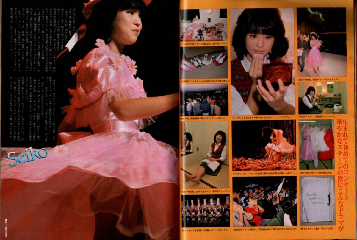 S3720 美品 平凡 1980年 昭和55年 松田聖子 水着ビキニ河合奈保子 山口百恵 石野真子 倉田まり子 桜田淳子 八神純子 岩崎宏美 西城秀樹