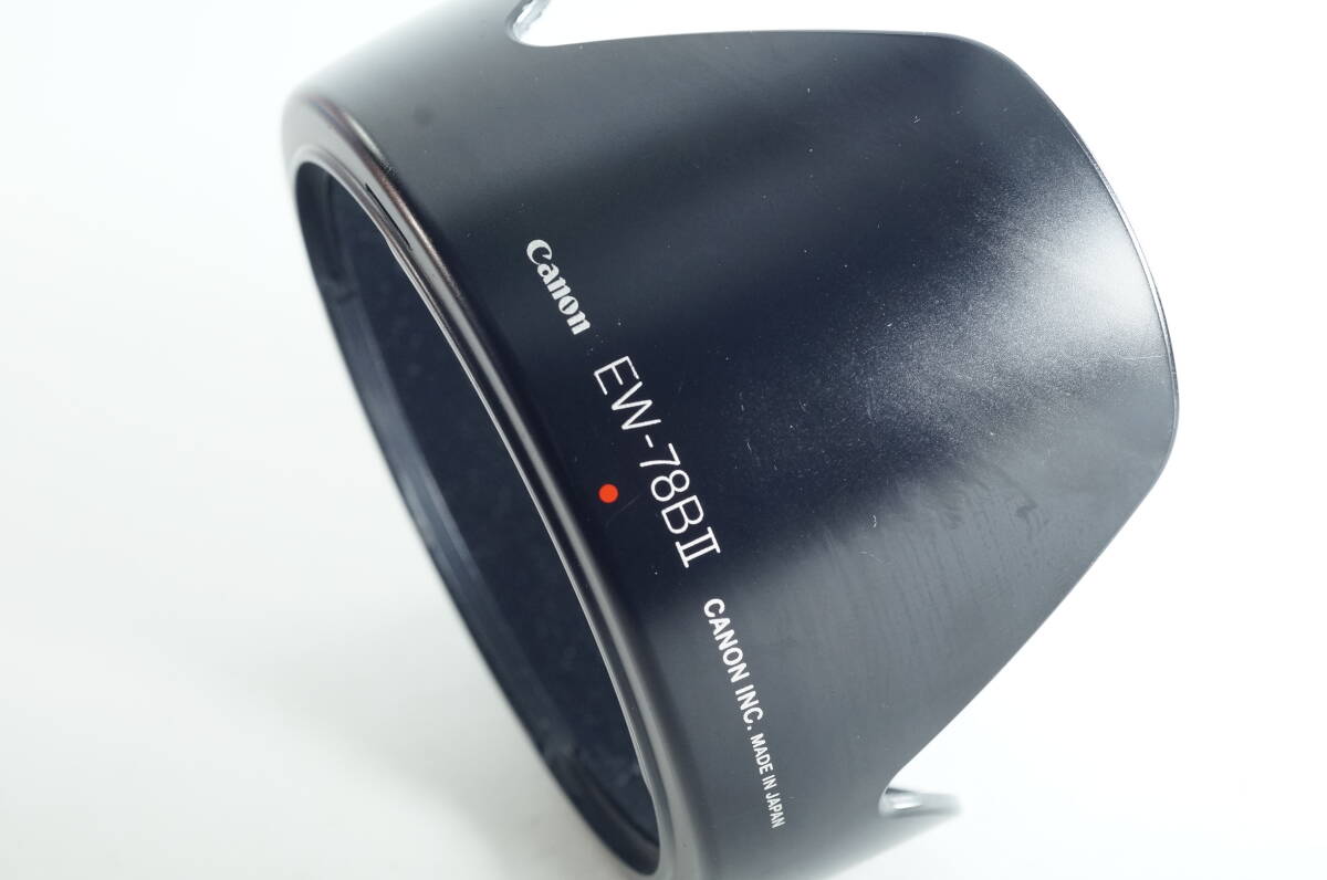 影JG『並品』 CANON EW-78BⅡEF28-135mm F3.5-5.6 IS USM用 キヤノン キャノン レンズフード EW-78BⅡ