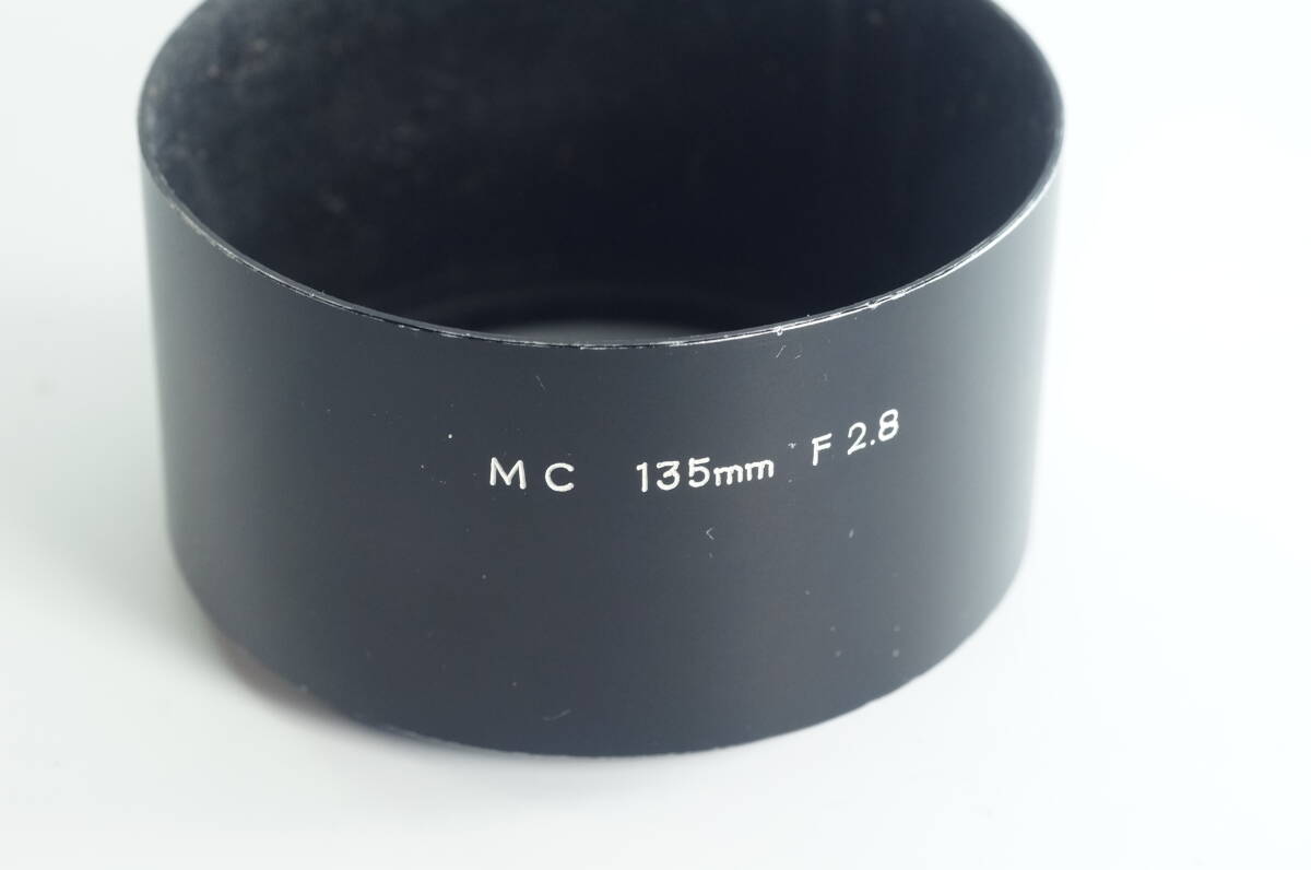 影GG『並品』MINOLTA MC135mm F2.8用 ミノルタ メタルフード（55mm径）レンズフード
