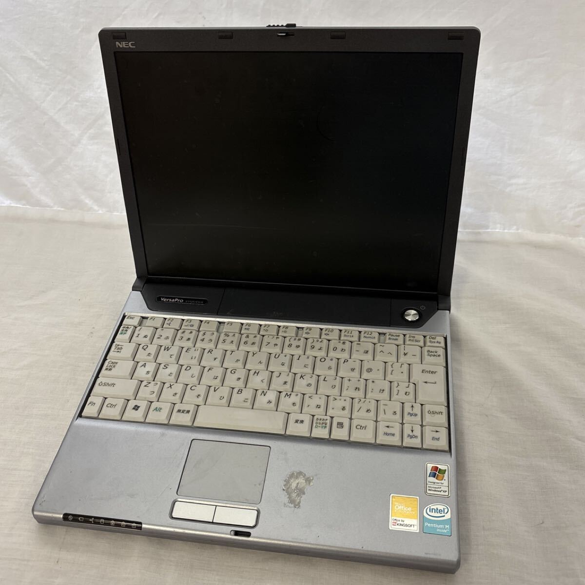 ジャンク品　ノートパソコン本体　NEC？ VersaPro？ VY12F/CH-Ｘ？PC-VY12FCHEX？ WindowsXP？ Intel PM？ パーツ取り 送料無料