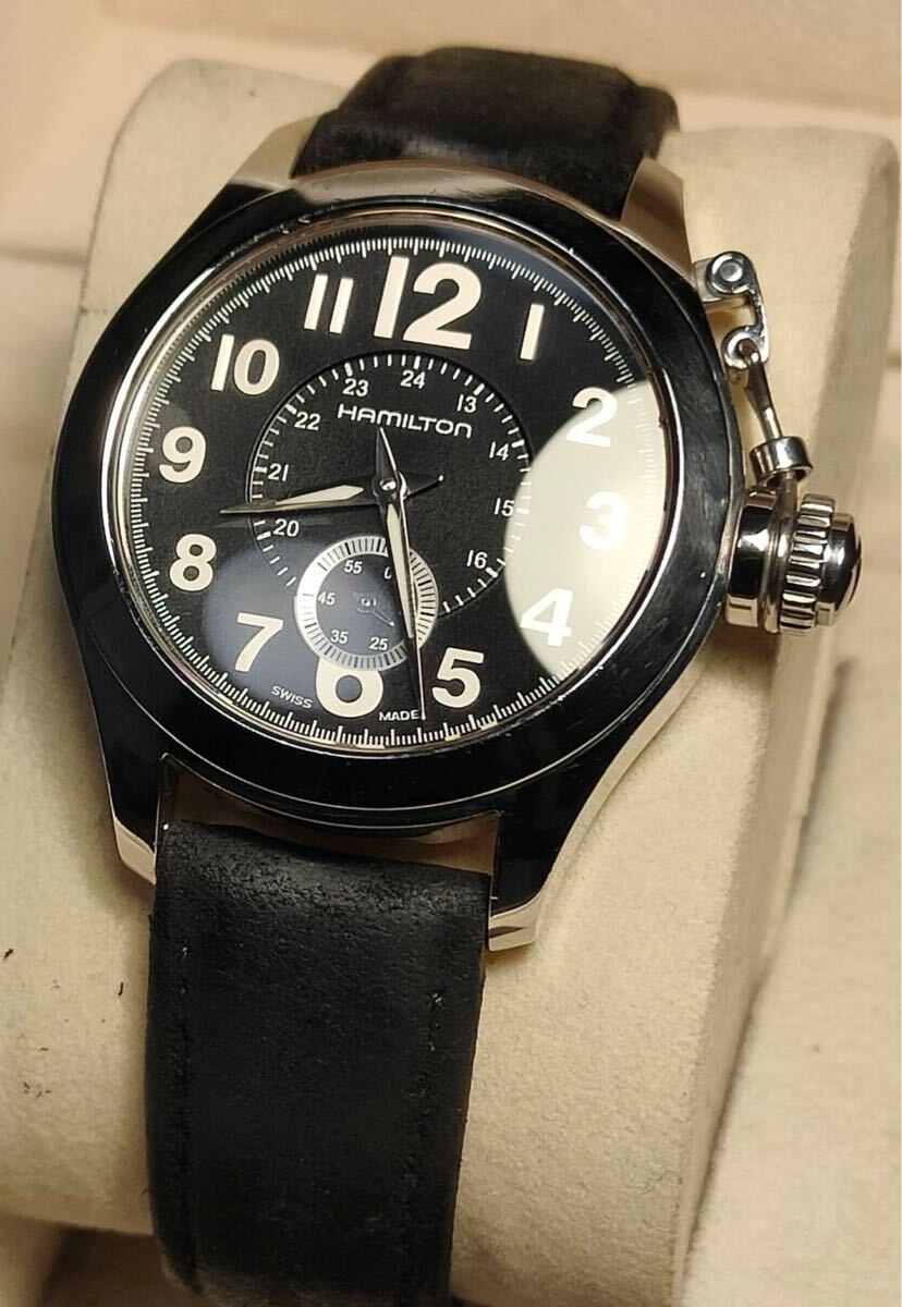 送料込み　希少品　Hamilton Khaki Navy Frogman ハミルトン　カーキ　ネイビー　フロッグマン　腕時計　 クォーツ