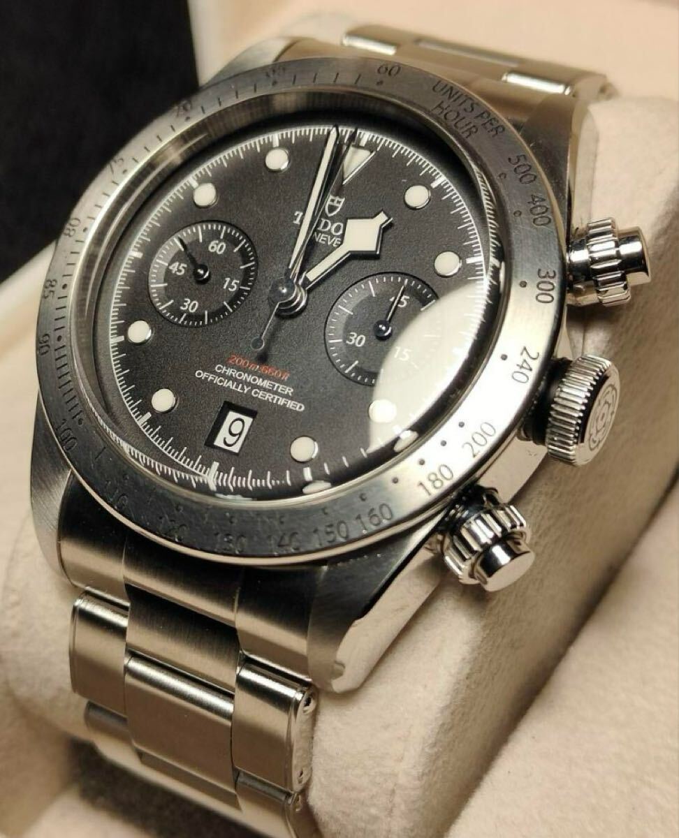 送料込み TUDOR HERITAGE BLACK BAY CHRONO チューダー　チュードル　ヘリテージ ブラックベイ　クロノ　自動巻き　プリンス　腕時計