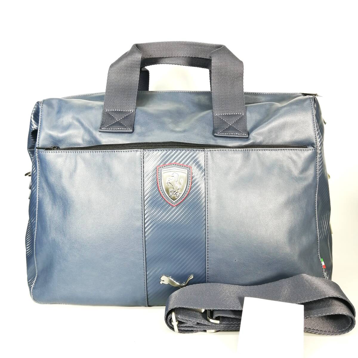 未使用 PUMA FERRARI プーマ フェラーリ コラボ ボストン バッグ 28L ショルダー紐付き 