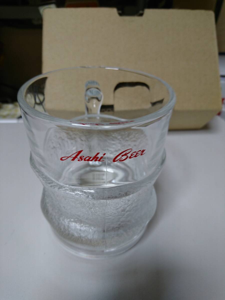 アサヒ ビア グラス 朝日 麦酒 特製 アーデルジョッキ 2個セット　レトロ 懐かしい 　ビール　ビンテージ　ジョッキ 骨董 希少 小ジョッキ