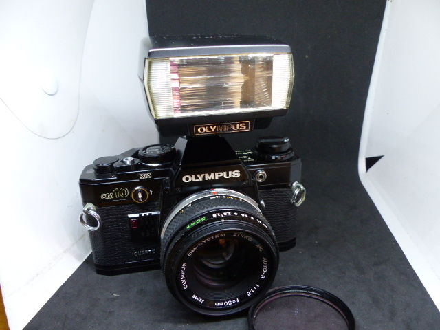 希少 OM10 QUARTZ ＋MC50㎜ F1.8＋T20ストロボ