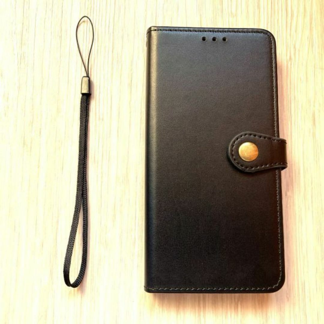 motorola edge 40　手帳型ケース　 ブラック　管理221-5