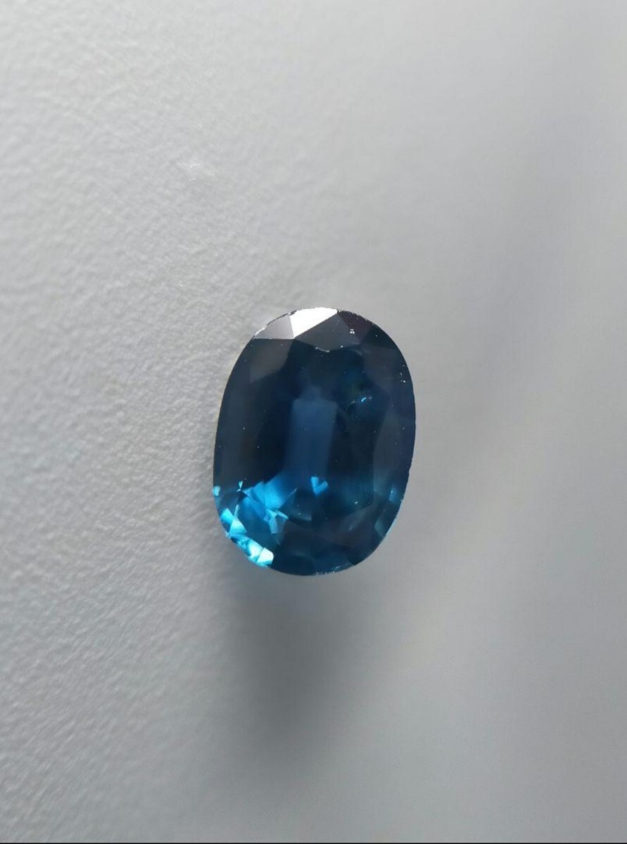 大粒 天然サファイア 3.453ct ルース オーバル サファイヤ sapphire 3ct 3カラット ソーティング付き