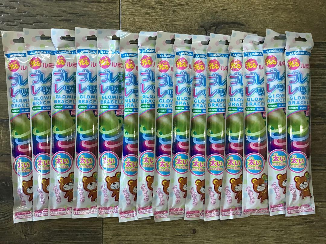 ルミカ　光るブレスレット　3本入り×15個　推し活　イベント　縁日　パーティー