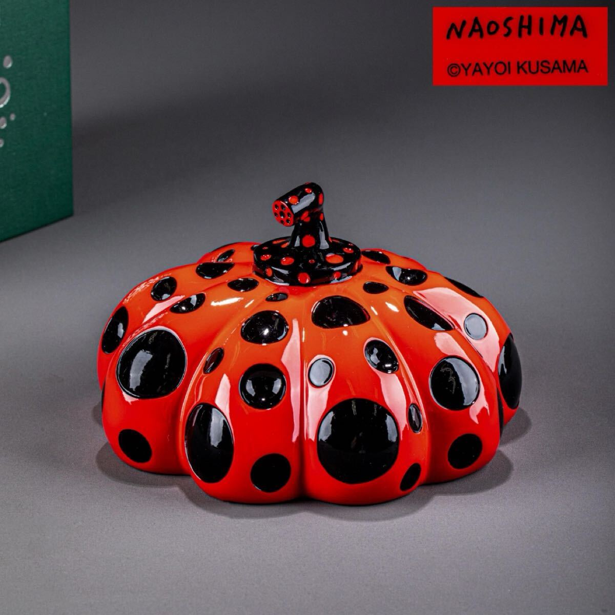 草間彌生 YAYOI KUSAMA NAOSHIMA RED PUMPKIN かぼちゃ 直島限定 南瓜 オブジェ 置物 