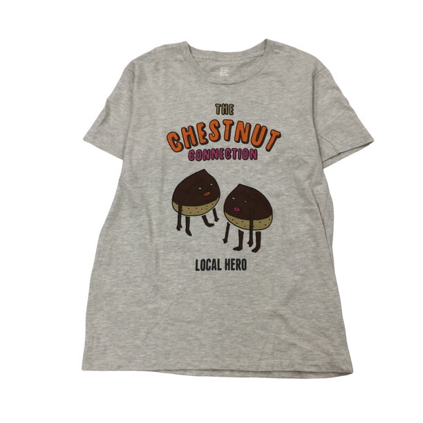2408F-021 メンズ Design Tshirts Store graniph デザイン ティーシャツ ストア グラニフ グレー 半袖Tシャツ M 【送料一律！800円】