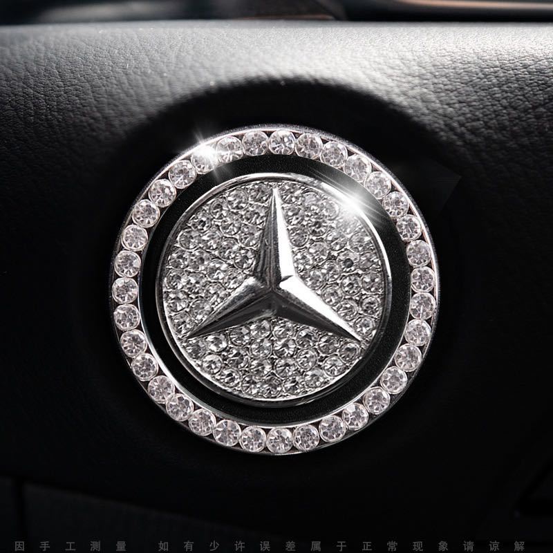 スワロフスキーエンジンスタートボタン　メルセデスベンツ　MercedesBenz