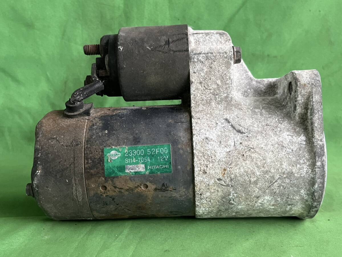 S14　シルビア　セルモーター　スターター　純正　スターター　23300-52F00　S13　S15　中古