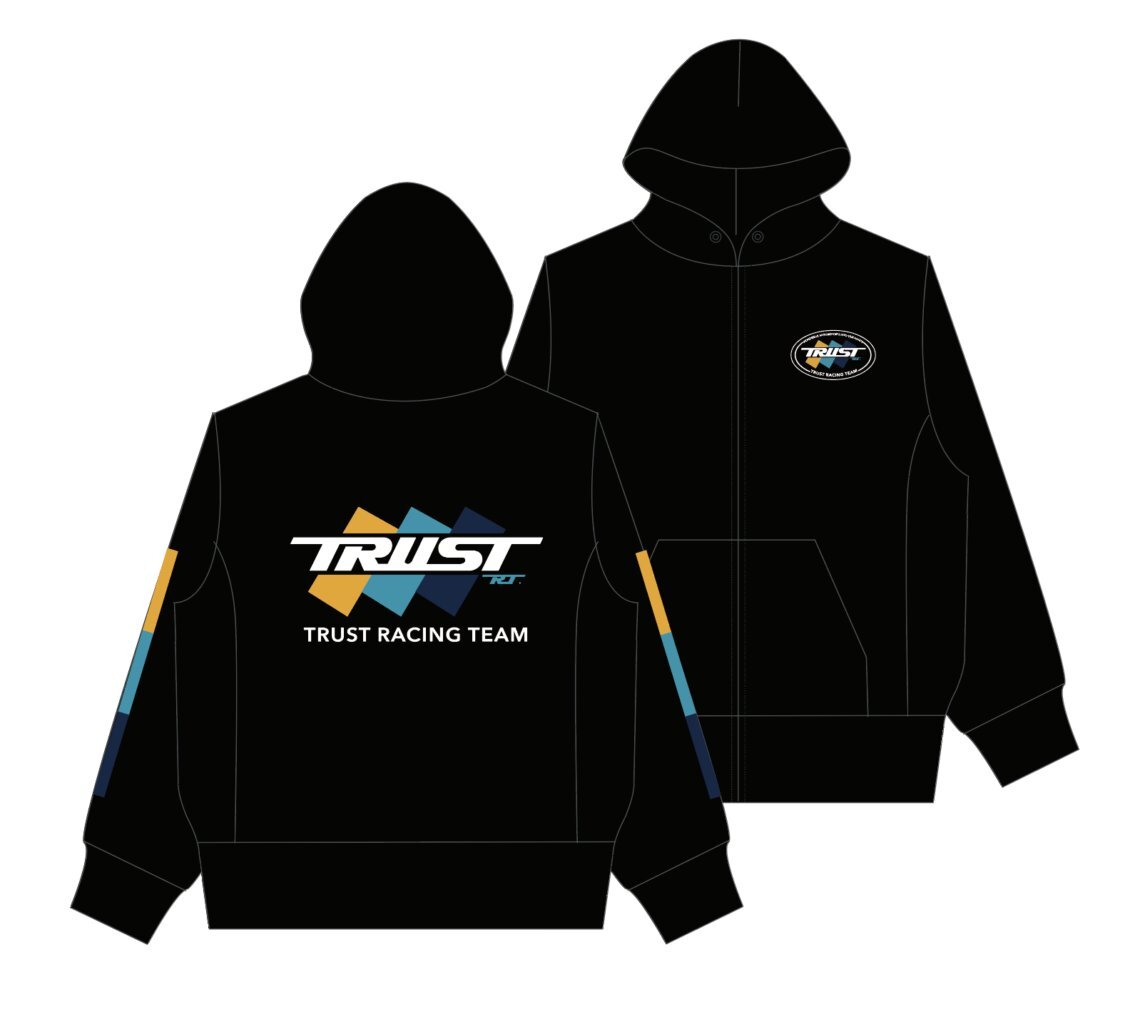 【TRUST/トラスト】 GReddy トラストレーシングチームパーカー ブラック L [18003009]
