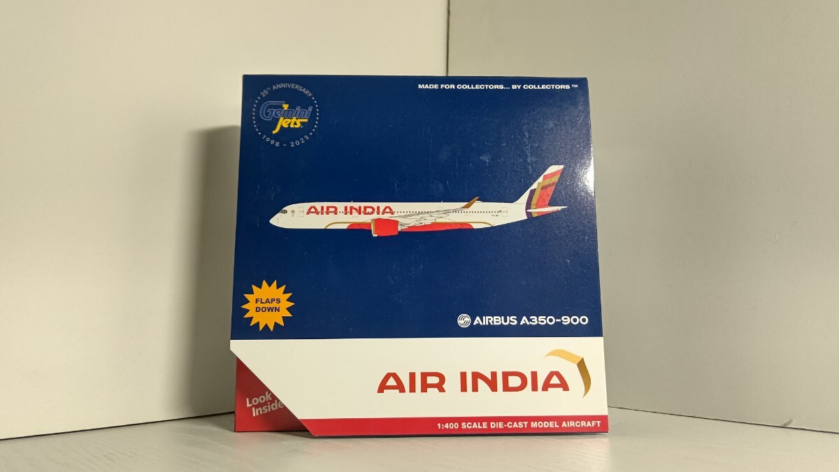 1/400 Gemini Jets ジェミニ ジェッツ AIR INDIA エア・インディア AIRBUS A350-900 FLAPS DOWN 旅客機