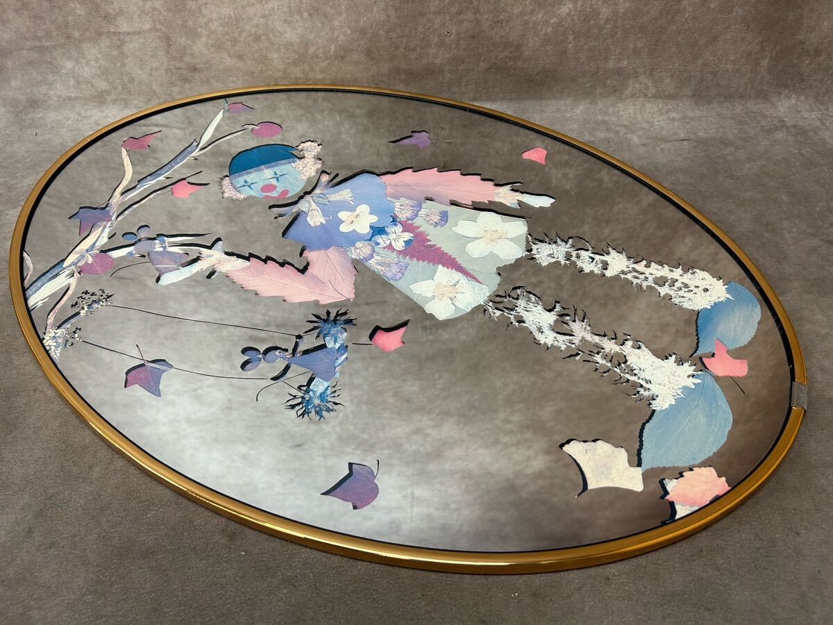 デザインミラー ピエロ 鏡 壁掛け インテリア 飾り 店舗什器 ウォールミラー ネズミとピエロ 約60×45cm 