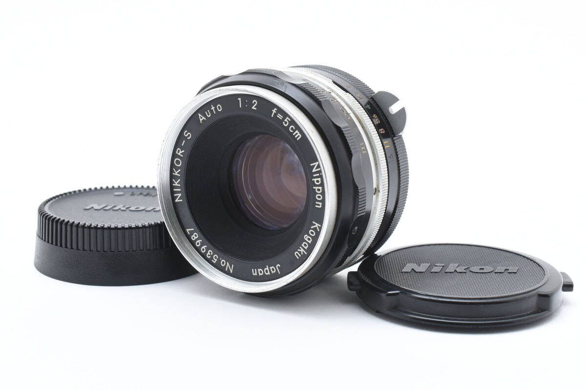 希少＊ニコン NIKON NIKKOR-S Auto 5cm F2 PAT.PEND. 刻印 日本光学