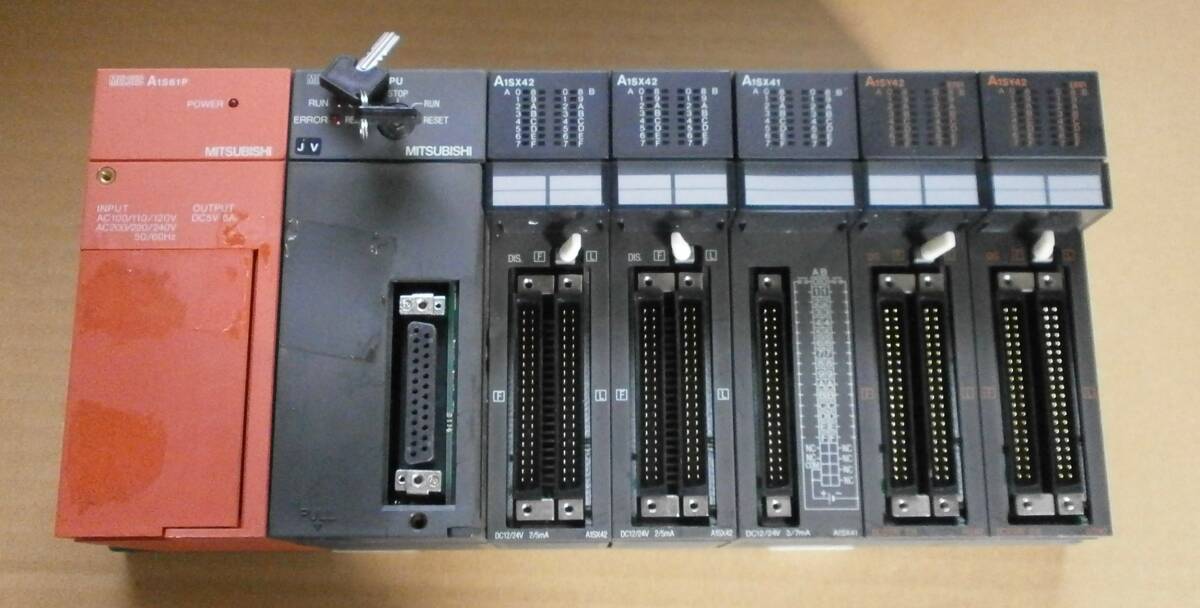MEL_SEC A1s61p MISUBISHI 三菱シーケンサA1s61p/A2UScpu/A1sx42/A1sx42 /A1sx41/A1sy42/A1sy42　ジャンク