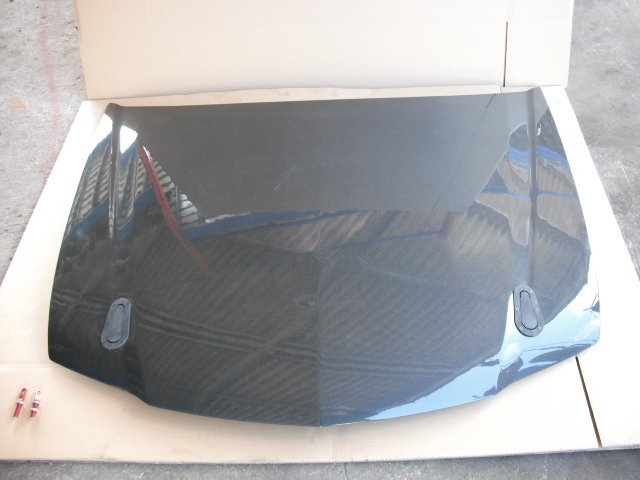『b257』CL7,K20A,アコード,ユーロR,ACCORD EURO R,B92P,カーボン ? ボンネット,エンジンフードパネル,ボンピン b2-4 個人宅発送不可商品