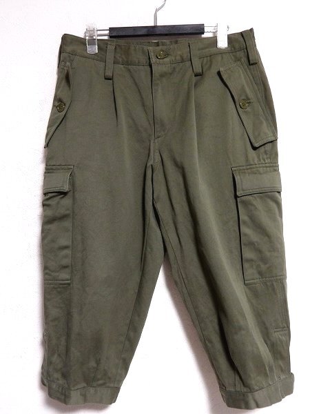 N8428:イタリア軍 ニッカーズパンツ クロップド丈カーゴパンツ/8405-15-150-2915/オリーブ/48:5