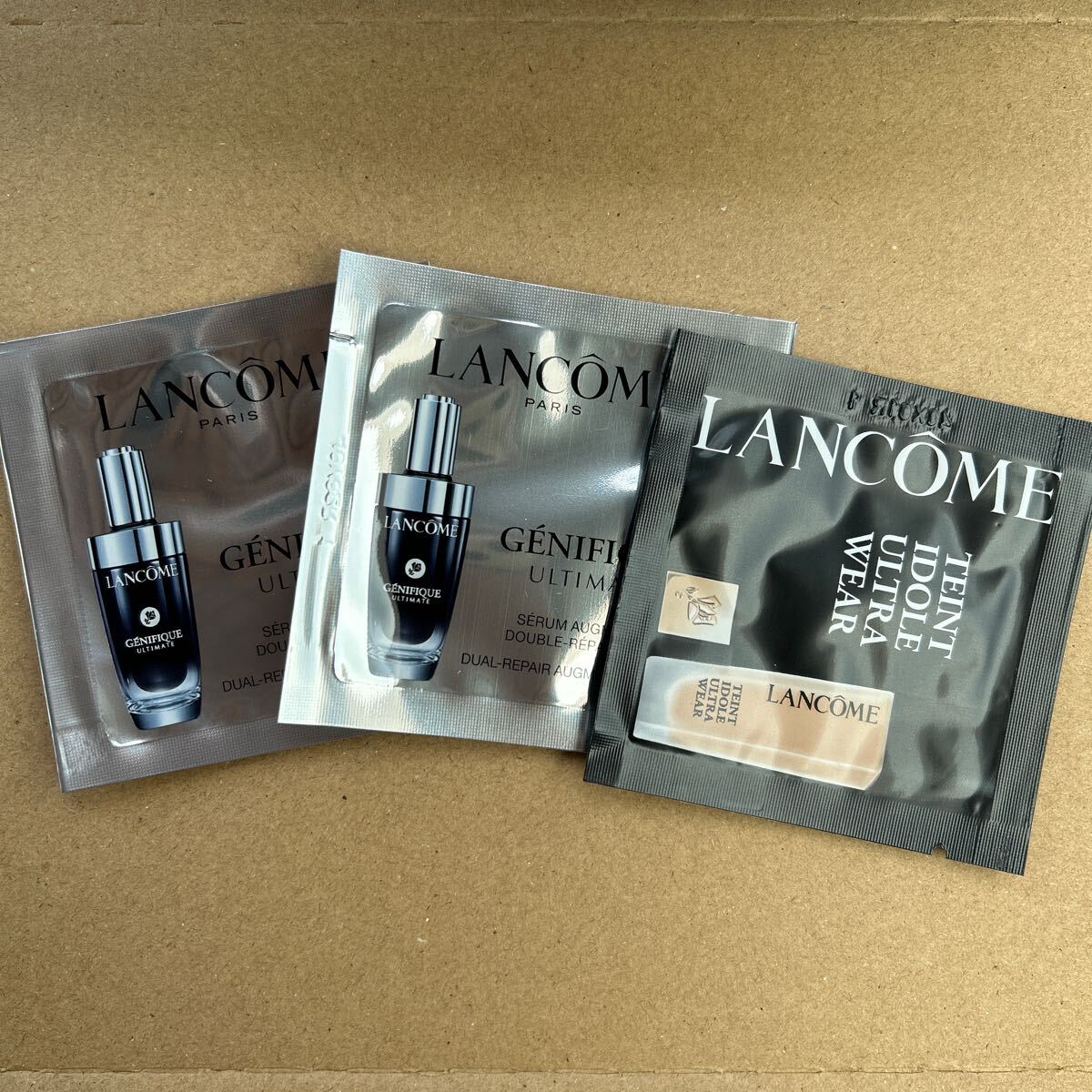 ランコム LANCOME ジェニフィック アルティメ セラム　2包 ・タインドル　ウルトラウェアリキッド　BO02 1包　送料無料