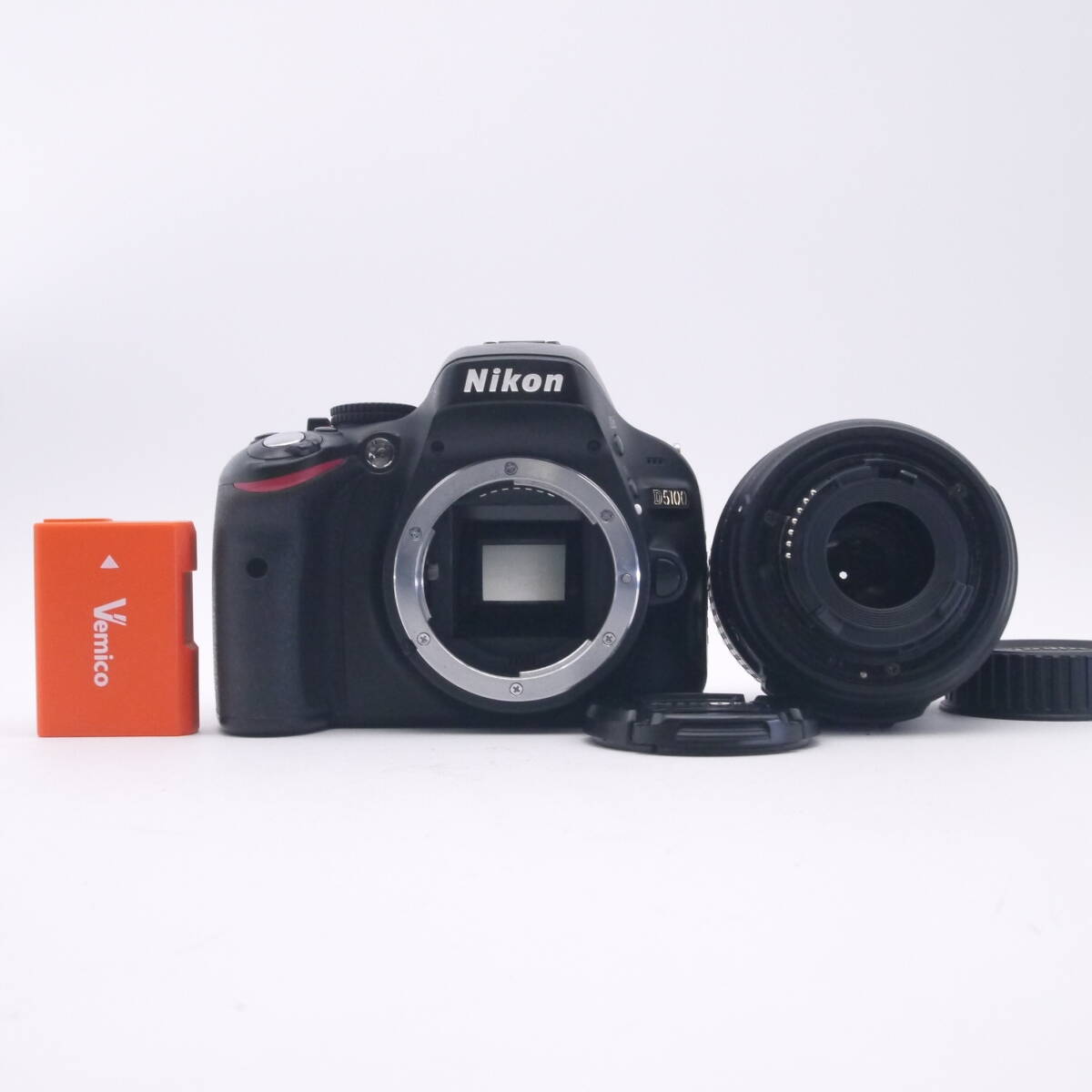美品 Nikon ニコン D5100 / Nikon AF-S NIKKOR 18-55mm F3.5-5.6G VR 一眼レフ レンズキット #AA4411