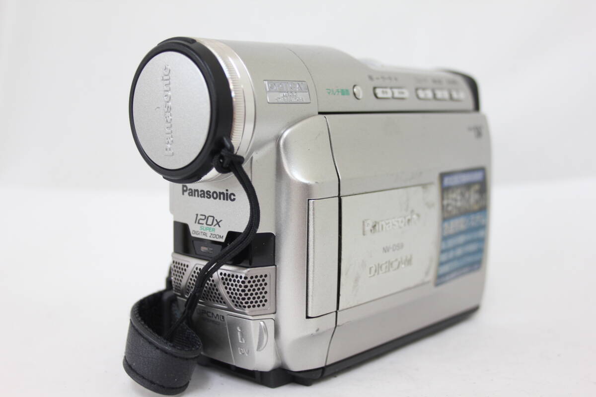 【返品保証】 【録画再生確認済み】パナソニック Panasonic NV-DS9 120x バッテリー付き ビデオカメラ M5162