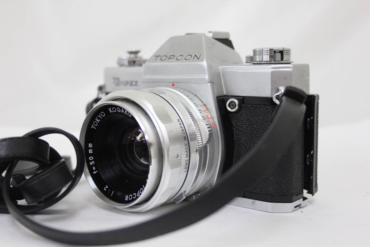 【訳あり品】 TOPCON UNIREX UV TOPCOR 50mm F2 ボディレンズセット M5180