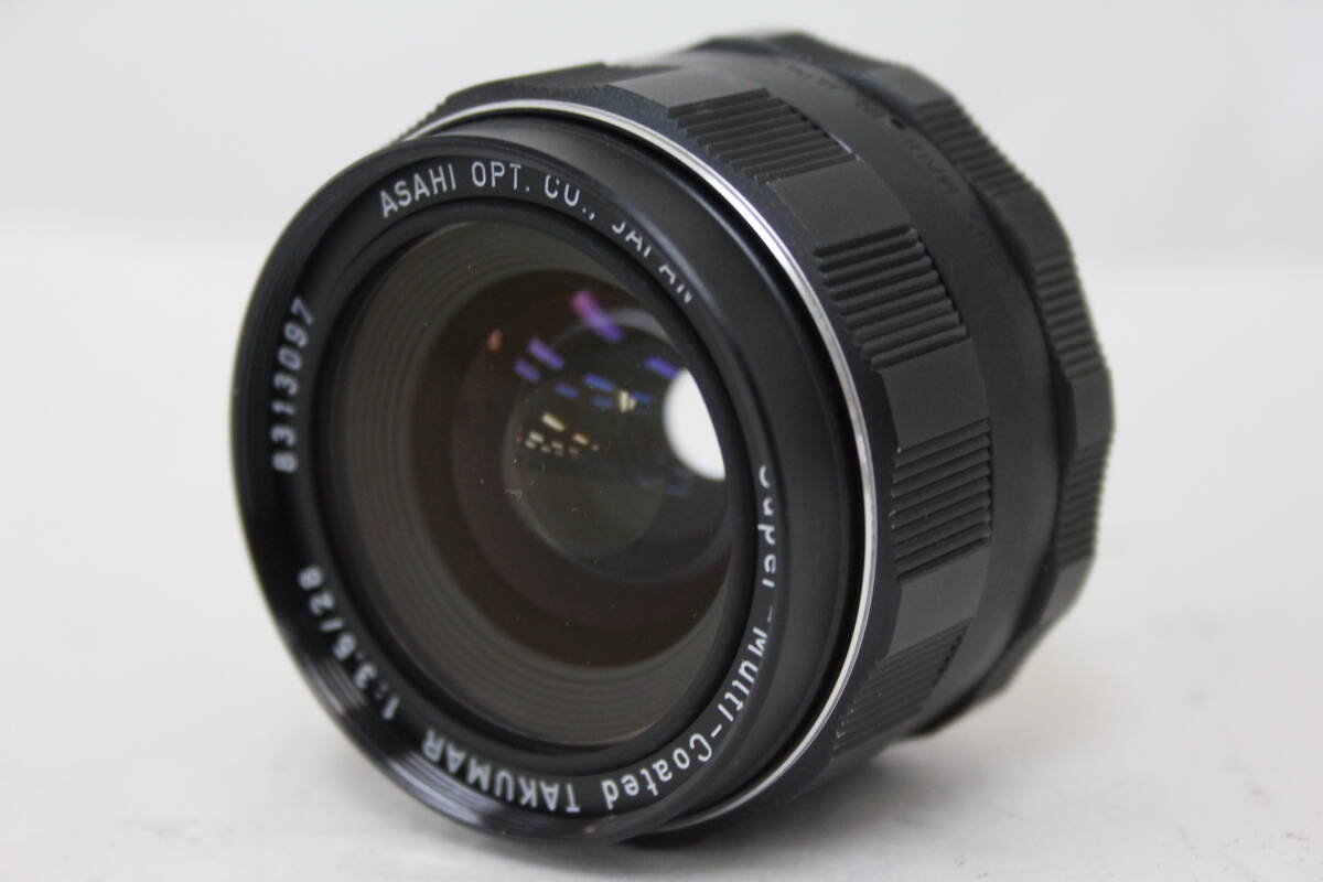【返品保証】 ペンタックス Pentax Super-Multi-Coated Takumar 28mm F3.5 M42マウント レンズ M5268