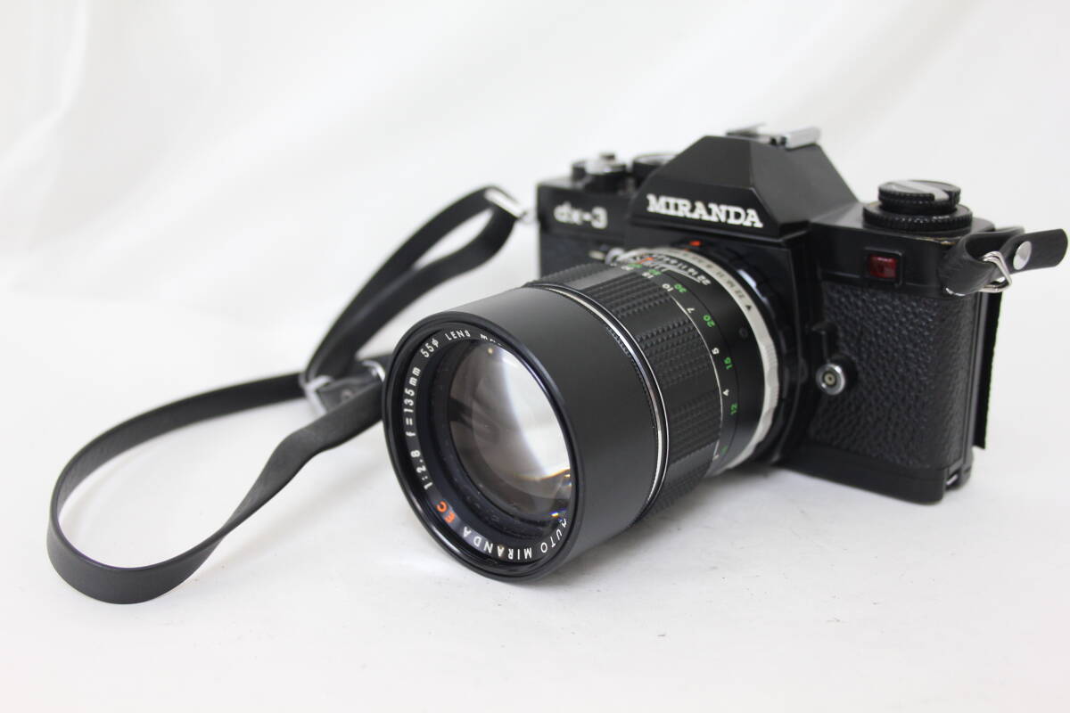 【訳あり品】 ミランダ Miranda dx-3 ブラック Auto Miranda EC 135mm F2.8 ボディレンズセット M5280