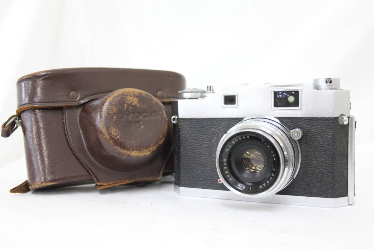 【訳あり品】 TOYOCA 35 Tomioka LAUSAR 4.5cm F2.8 ケース付き レンジファインダー カメラ M5594