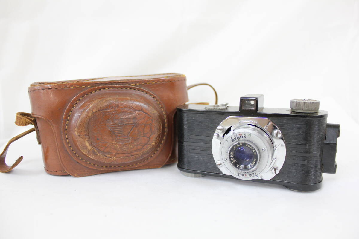 【訳あり品】 argus 50mm F4.5 COATED ケース付き カメラ M5996