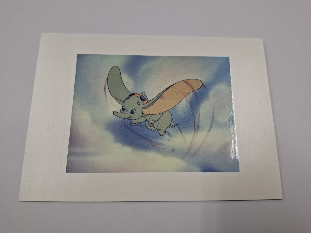 未使用 ポストカード ディズニー ダンボ When I see an elephant fry Dumbo アート コレクション イギリス