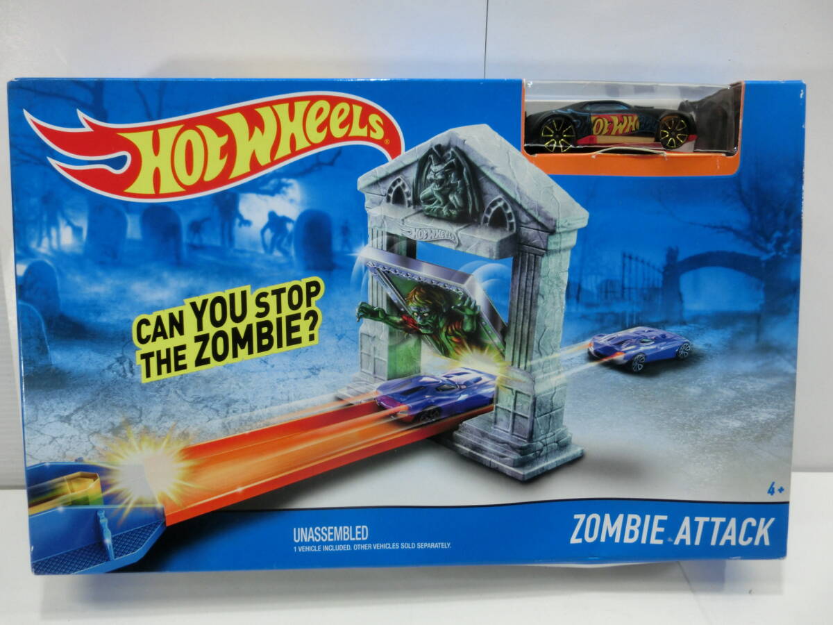 ホットウィール/Zombie Attack Track set/Hot Wheels/ミニカー付 ゾンビ アタック セット