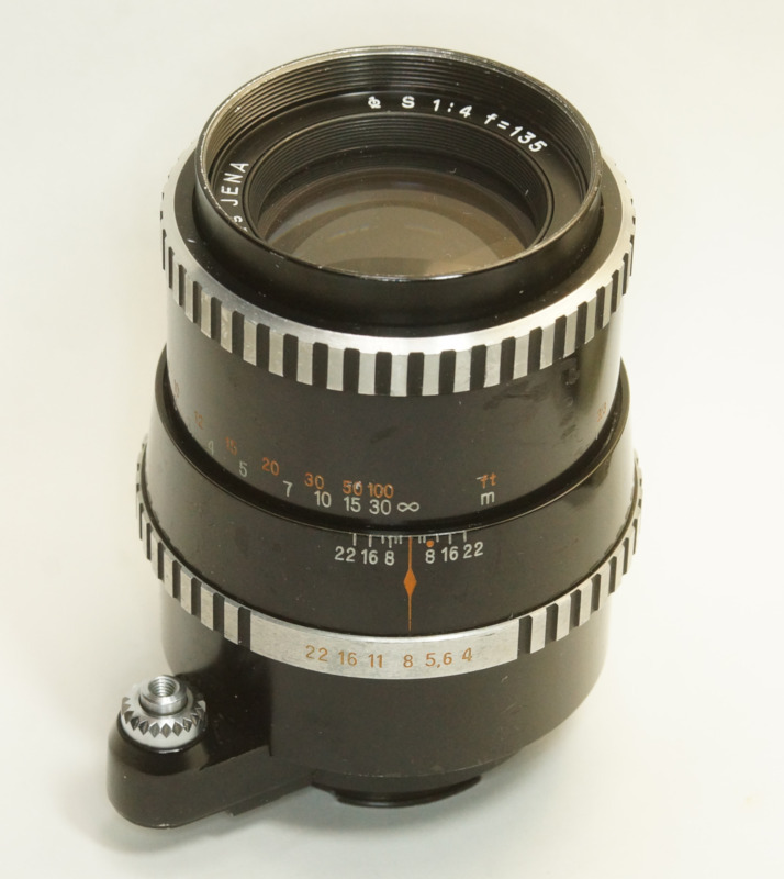 ドイツ製 Carl Zeiss Jena Sonnar 4/135 Exakta 87NB-440 Q1 輸出仕様 ゼブラ 白文字
