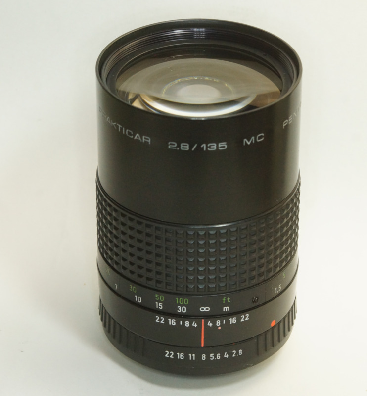ドイツ製 PENTACON PRAKTICAR 2.8/135 MC 6N-602 PBマウント