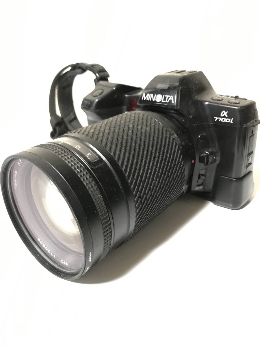 動作未確認の為ジャンク　MINOLTA a7700i ミノルタ　Tokina MC PROTECTOR 72mm AF 28-200mm 1:3.5-5.6 φ72【4CM6040102】