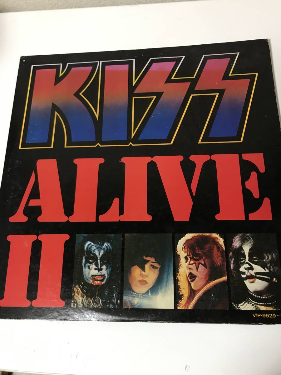LP　KISS ALIVE Ⅱ キッス　アライブ2 VIP-9529~30 2枚組　【LP6043003】