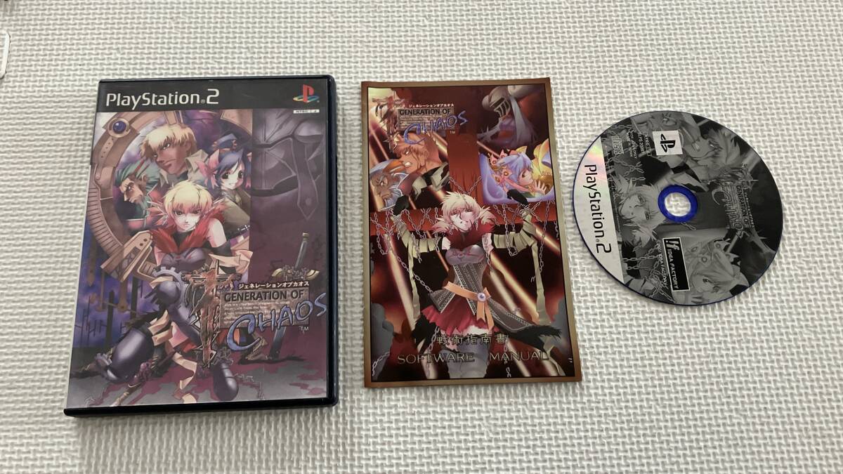25-PS2-336-T　ジャンク動作品　プレイステーション2　ジェネレーションオブカオス