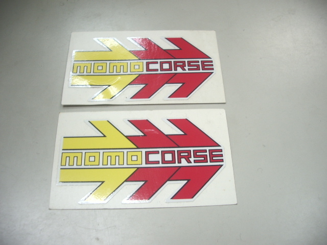 送料無料　モモコルセ MOMO CORSE 2枚セット ステッカー