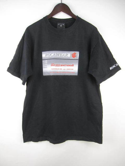 ロカウェア ROCAWEAR Tシャツ 半袖 L 黒 メンズ E345
