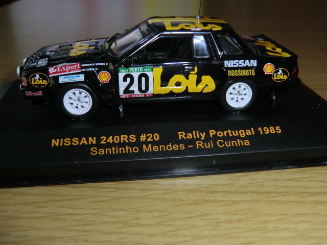 ixo 1/43 日産　NISSAN 240RS #20 Rally Portugal 1985