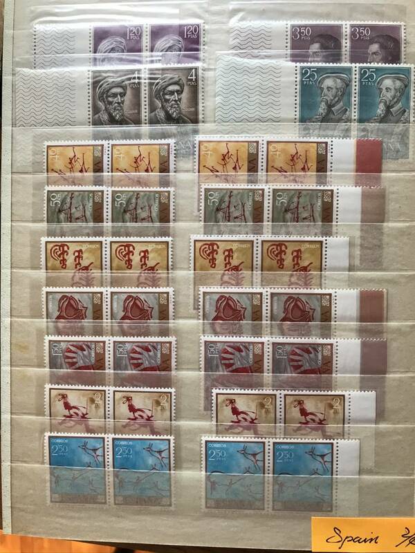 #1349S、スペインの古い切手-#2(2/4)、１９６７年ごろ購入