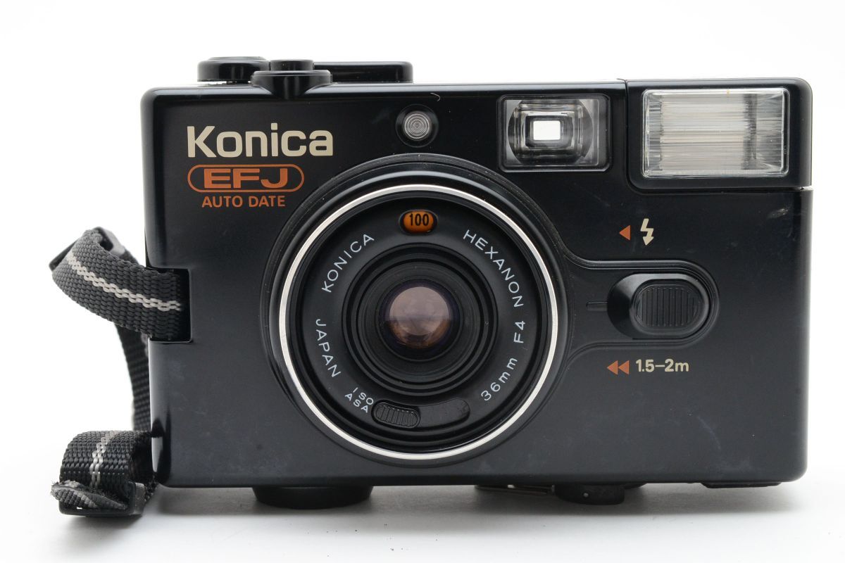 V040076★コニカ konica EFJ auto date ブラック