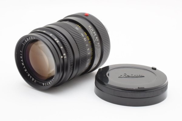 ★外観美品★ ライカ LEICA TELE-ELMARIT M90mm F2.8 後期 テレエルマリート A06 ★キャップ★ #1987 #8040 #A74