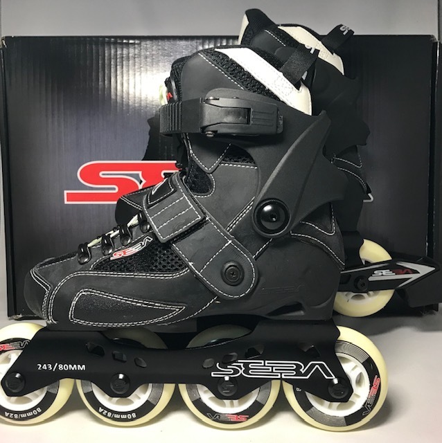 【新品】 SEBA GTX 80　インラインスケート　23ｃｍ　　靴ひもは引っ張るだけ！！　ブレーキ取り外し可能　ショートシャフト付き
