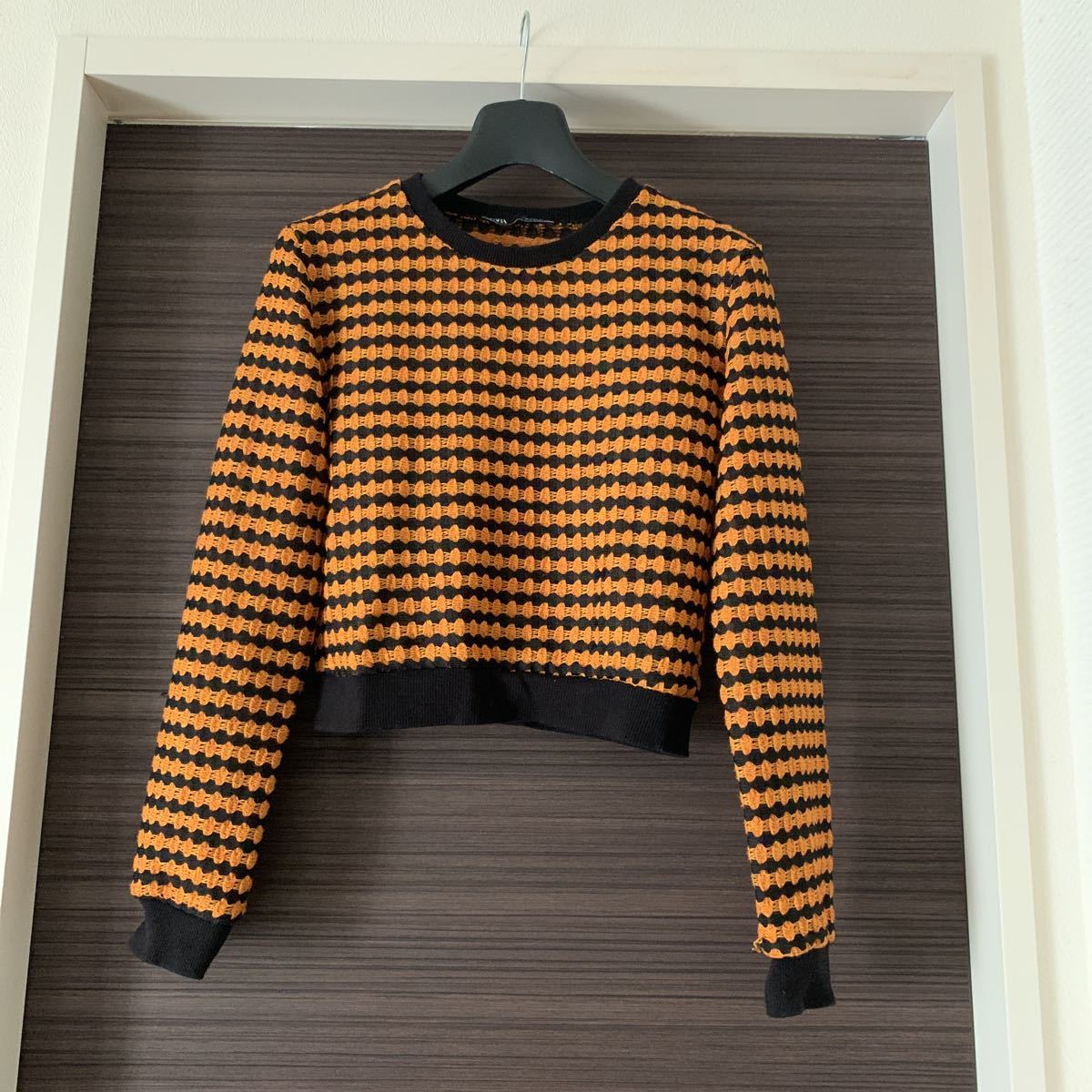 ZARA ザラ トップス 長袖カットソー カットソー 長袖 ボーダー Sサイズ 値下げ