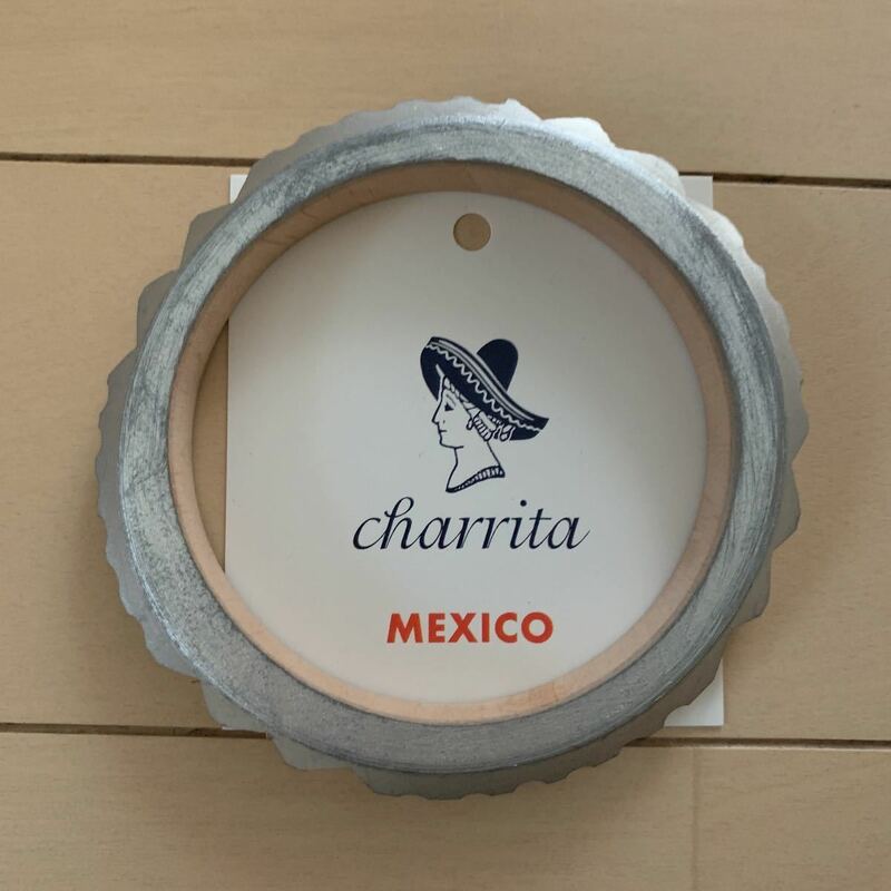 charrita MEXICO チャリータ ブレスレット バングル 木製 シルバー 新品未使用 値下げ